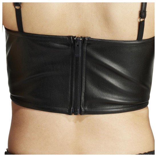 Adidas Γυναικεία αμάνικη μπλούζα Adicolor Firebird Pleather Corset